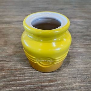 Le Creuset Dijon Yellow Stoneware Honey Pot Mustard